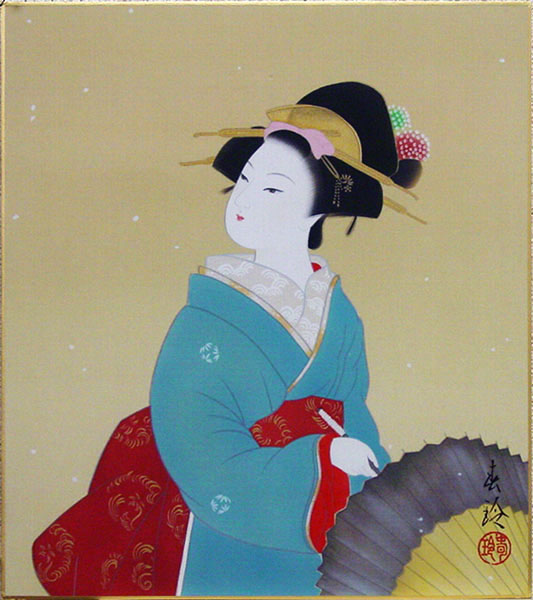 楽天市場】上 尚司 「少女」 油彩SM : 小野画廊