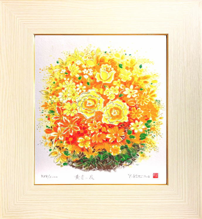 楽天市場】吉岡浩太郎 「 バラ 」 薔薇 版画色紙 : 内田画廊