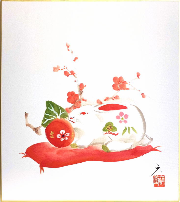 絵画 吉岡浩太郎（よしおかこうたろう） 黎明赤富士（れいめいあかふじ
