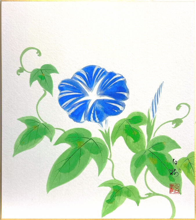 佐藤浩二画伯日本画薔薇