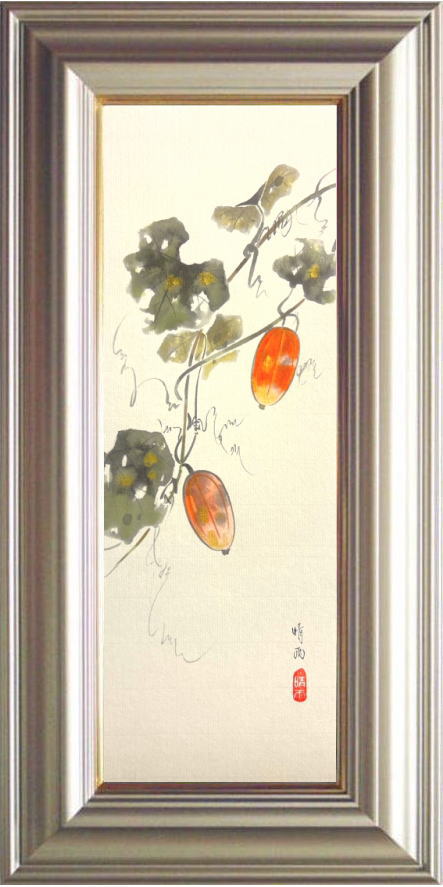 楽天市場】広森晴雨 「 朝顔 」 日本画 WSM : 内田画廊