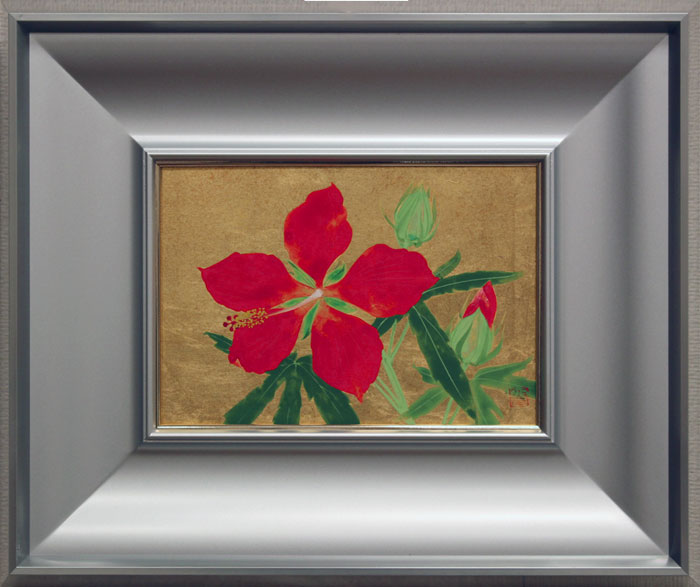 楽天市場】沼田晏宏 「 もみじ 」 日本画 SM ( サムホール )【中古