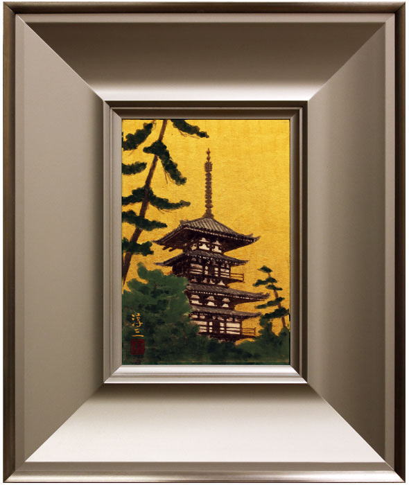 宮下壽紀、【羯鼓の舞】、希少な額装用画集より、新品額装付、状態良好 宮下壽紀、【羯鼓の舞】、希少な額装用画集より、新品額装付
