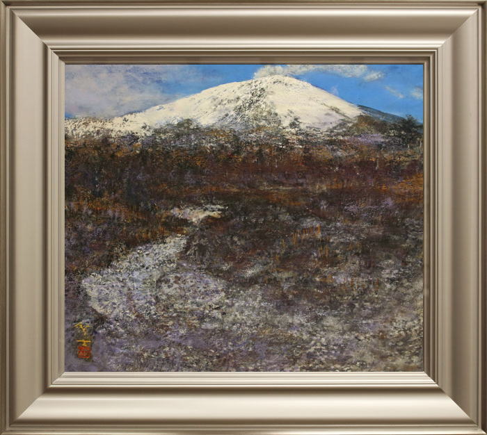 リトグラフ版画　羽柴正和「富士」 リトグラフ版画羽柴正和「富士」