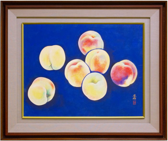 楽天市場】山本知克「 山湖 」日本画 P12 ( 12号 )【中古】 : 内田画廊