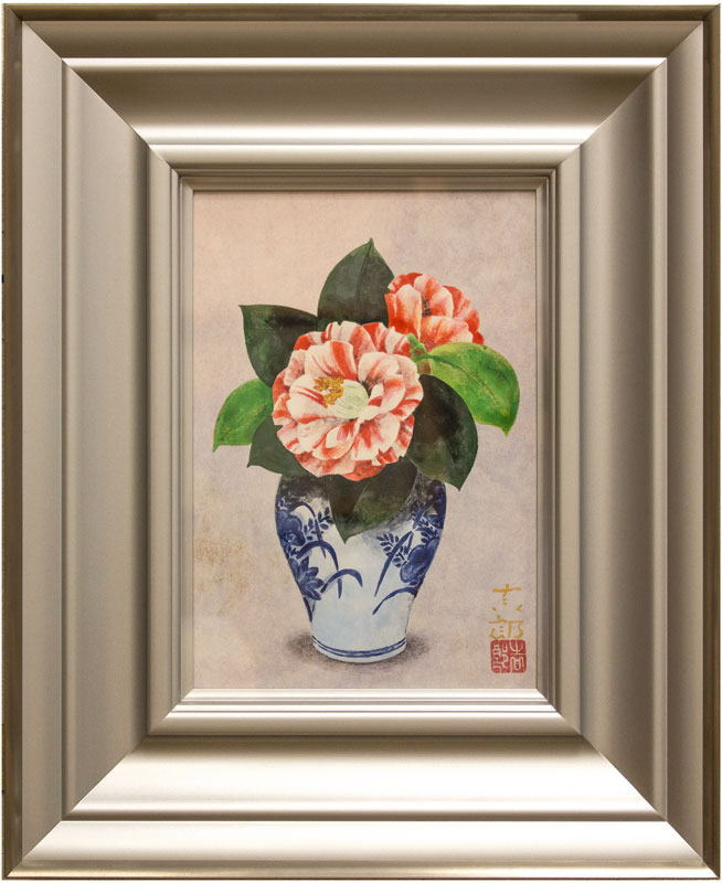 五十嵐晴徳 色紙 絵 五十嵐晴徳 色紙 絵
