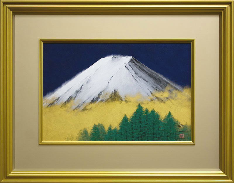 楽天市場】新井富美郎 「 上高地 」 日本画 F4 ( 4号 )【中古】 : 内田画廊