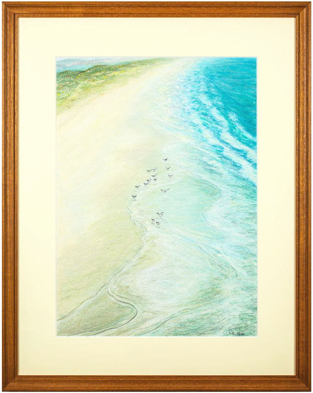 楽天市場】尾崎良二 「 夜の海 夜光虫 」 海十瞬より リトグラフ 石