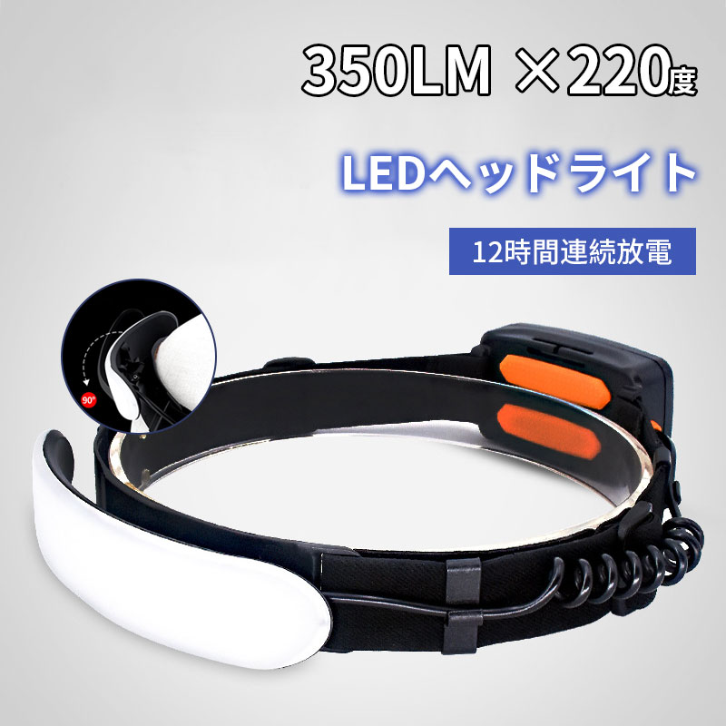 【楽天市場】ヘッドライト 充電式 USB LED ヘッドランプ 広角 IPX6防水 ランプ アウトドア キャンプ 登山 作業 釣り 軽量