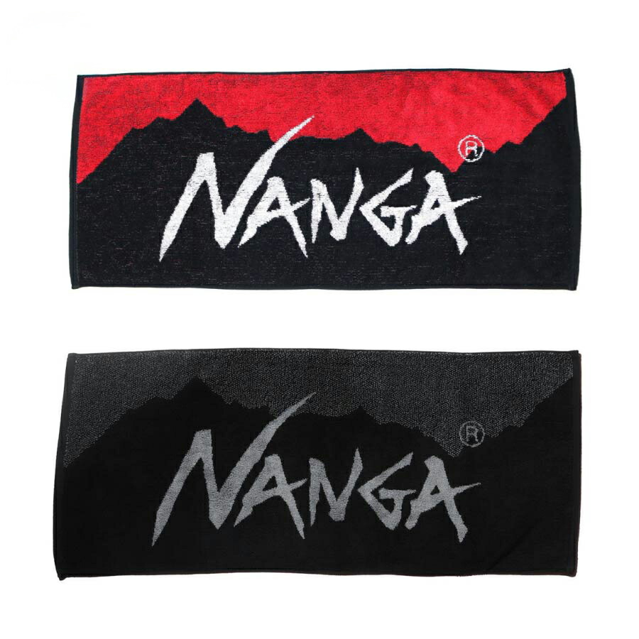 NANGAロゴバスタオル レッド×ブラック 楽天市場】(マラソン限定ポイント最大10倍)NANGA ナンガ NANGA