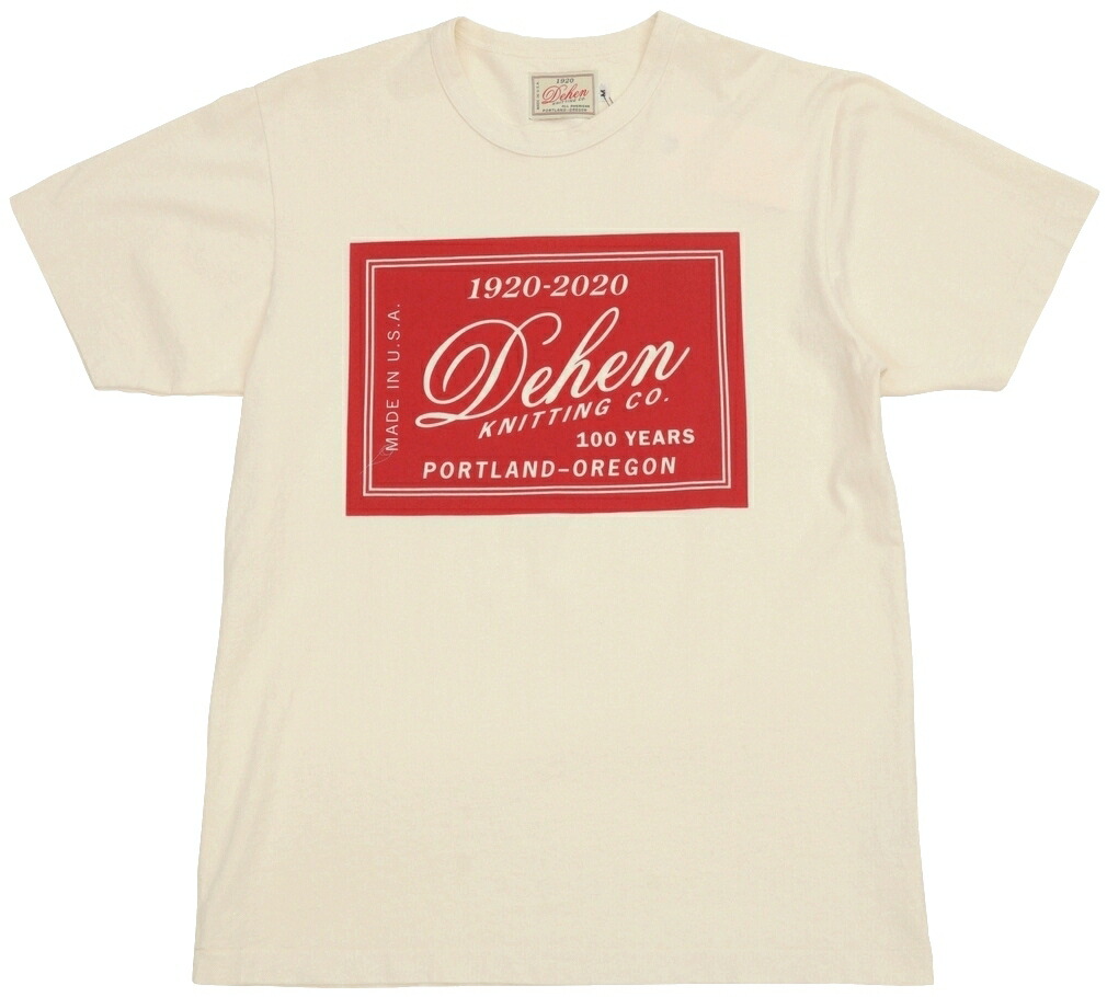Dehen 1920 創業100周年限定 ポケット Tシャツ 霜降りグレー Dehen 1920 創業100周年限定 ポケット Tシャツ 霜降りグレー