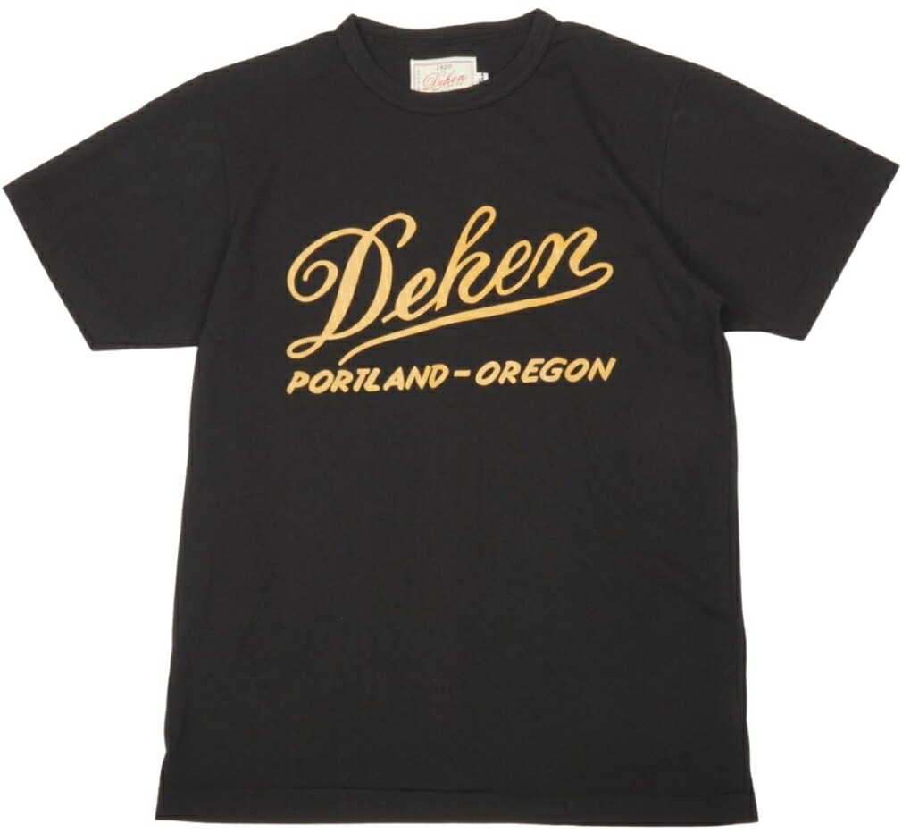 Dehen1920 創業100周年限定スクリーンプリント Tシャツ ブラック 楽天市場】Dehen 1920(デーヘン) 創業100周年 限定モデル