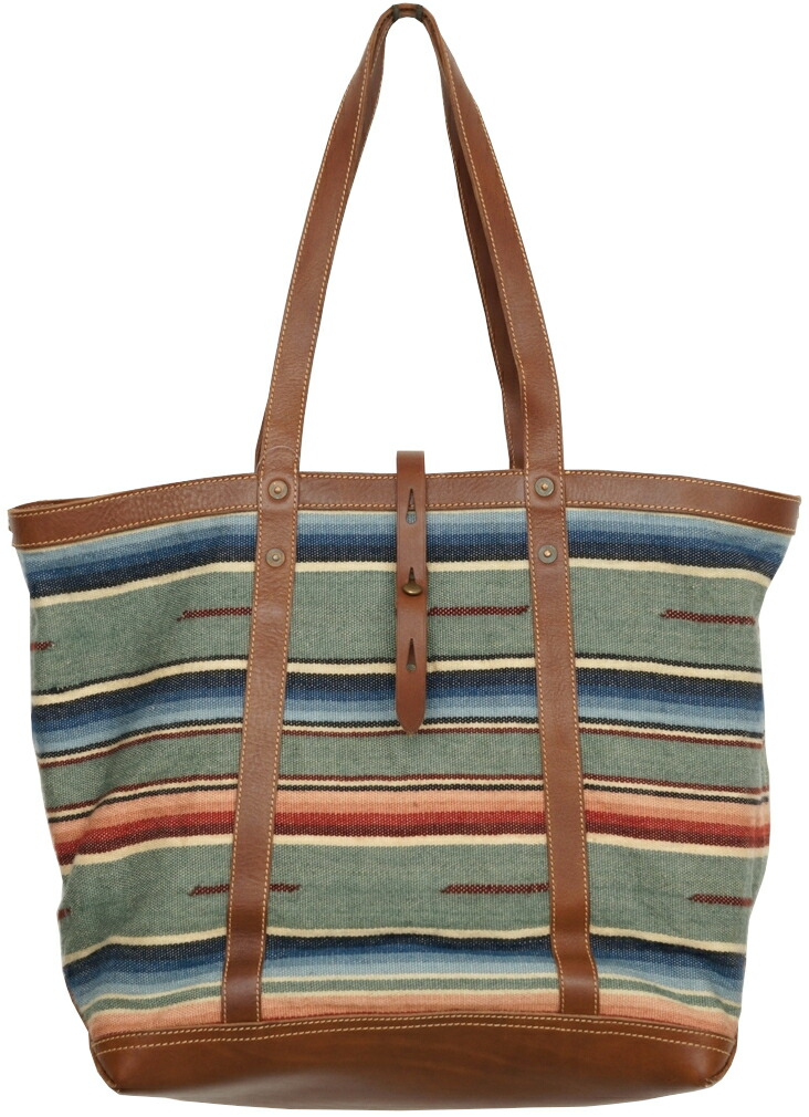 (ダブルアールエル) RRL セラペ ハンドウーブン ジャカード トートバッグ Hand Woven Tote