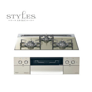 特価商品 業務用ガスコンロ Hシリーズ 販売エリア限定 送料 代引無料 スタイルズ ガスコンロ ビルトイン ガラストップ 大阪ガス 210 H662 210 H663 Craccs Gob Ni