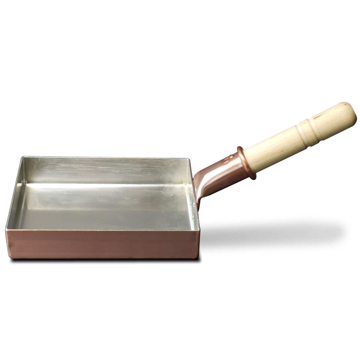 至高 中村銅器製作所 銅玉子焼き鍋 12長 限定品 銅製卵焼き器 125×170mm