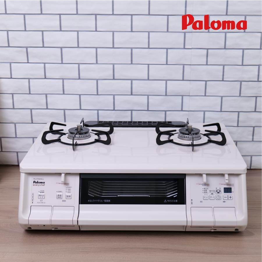 楽天市場】パロマ ガステーブル everychef PA-370WHA(-R/-L) プラチナ