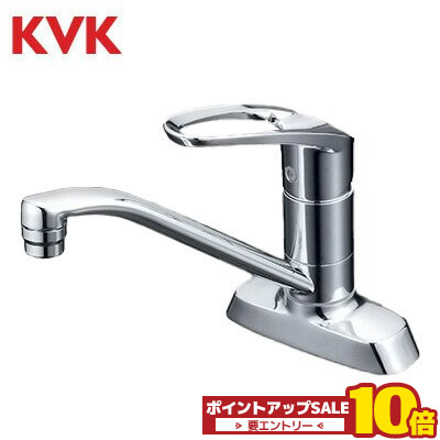 楽天市場】KVK KM5021TEC シングルレバー混合水栓 キッチン シャワー