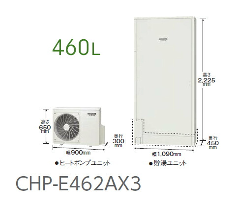 コロナ Chp E462ax3 エコキュート 薄型 洲余白比 高圧勢い豪然たる給湯 一杯オート 平平プレイス 460l 白み インターホンリモコンセット 造り手直送送料無料 Bestglycol Com