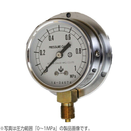 木幡表示計器製造所 翦断応力計 φ60／B型 BT 1／4 60 (0-10MPa)