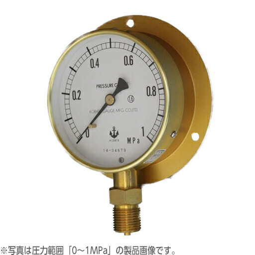 木幡表示計器製造所 翦断応力計 φ100／B型 BS 1／2 100 (0-6.0MPa)