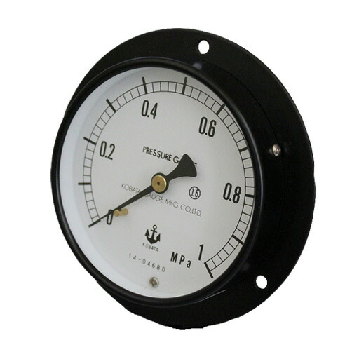 木幡計器製作所　圧力計　φ100／D型　DU　1／2　100　(0-1.0MPa)｜工事資材通販　ガテンショップ
