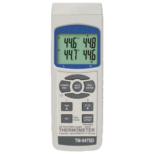 デジタル気温計 4ch TM947-SD 母ちゃん物の具