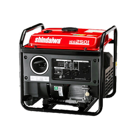 インバータ発電機 2.5kVA（2,500W相当） IEG2501 やまびこ産業｜工事資材通販　ガテンショップ 112,080円
