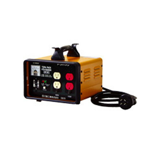 日動工業　降圧専用トランス　屋内型　NTB-EK200D　単巻トランス(連続定格)　過負荷漏電しゃ断器付｜工事資材通販　ガテンショップ
