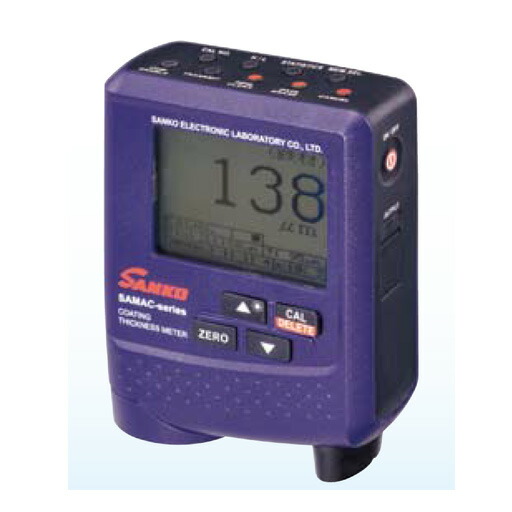 プローブ一体型膜厚計 SAMAC続きもの 鉄・非鉄／記憶装置あり SAMAC-Pro サンコウ陰電子