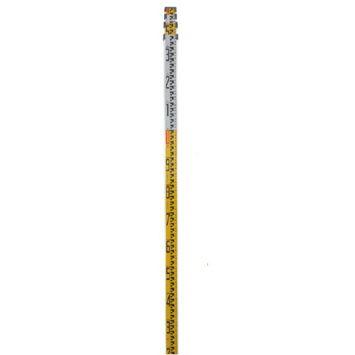 反射スタッフ 5m／4段 RFC-54 マイゾックス｜工事資材通販　ガテンショップ