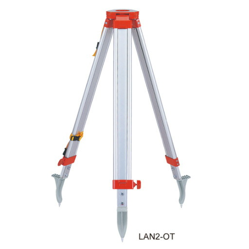 マイゾックス アルミ三脚 ランドレッグ(オレンジ) LAN2-OT 35mm・平面 [測量][測定機器][三脚][スタッフ]