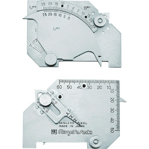溶接ゲージ 95×70粍・150g WGU-7M