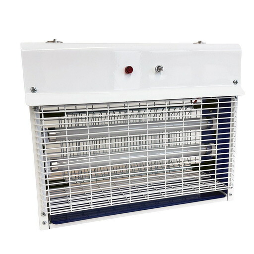 電撃 ecoムシ殺虫器つづき物 ムシ殺虫器(光検知器)20W  マイコン-020N  触れちらかす ［人間宅宅配不可］
