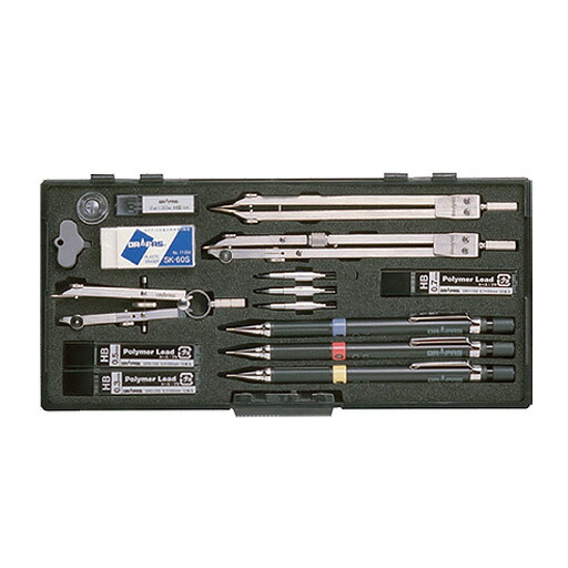 ＃１　製図器セット　DRAPAS 製図セット (DRAPAS製図器) 欠品あり - メルカリ