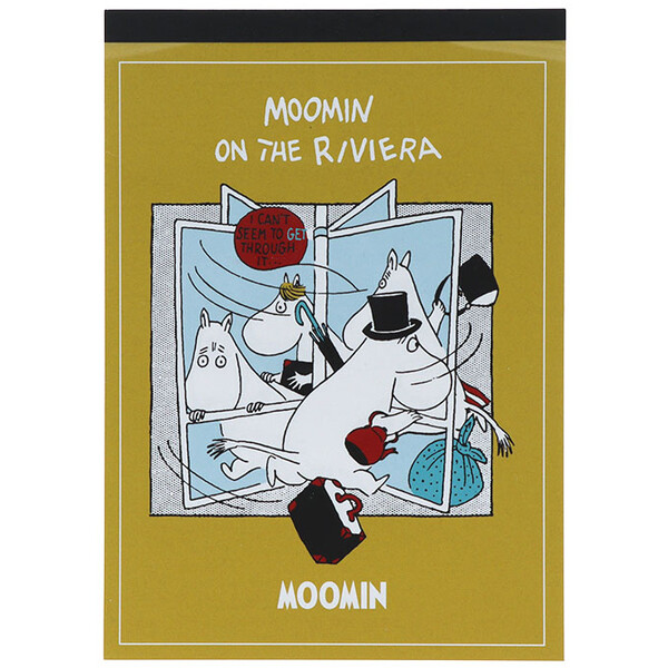 Sun-Star x Moomin A6 Memo Pad - Moomin on the Riviera