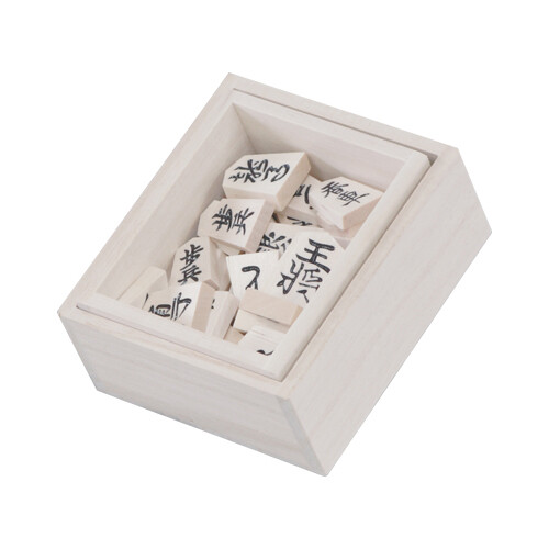 棋駒 木製 桐箱入 力くらべ ミ蝋涙