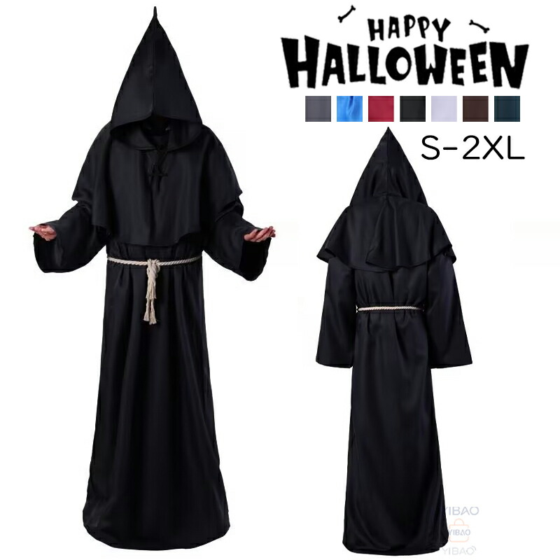 楽天市場】ハロウィン マント プリースト コスプレ衣装 大人用 ガウン