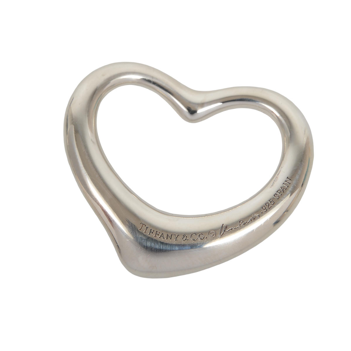 TIFFANY\u0026Co.ティファニー エルサ・ペレッティ 開けっ広げハート形 シャンデリヤとっ始め 27粍大きさ SV925【中古】