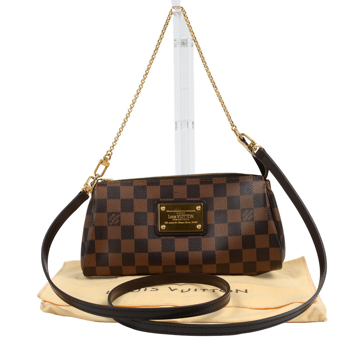 【LOUIS VUITTON】ルイヴィトン『ダミエ エヴァ』N55213 レディース 2WAY御徒面子   【中古】