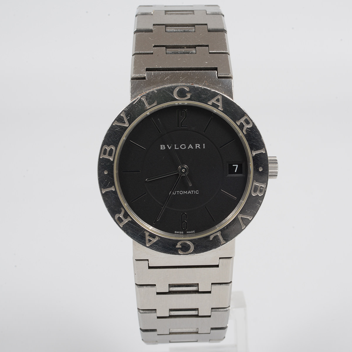 楽天市場】ブルガリブルガリ BB30SLD 黒文字盤 デイト 男女共用