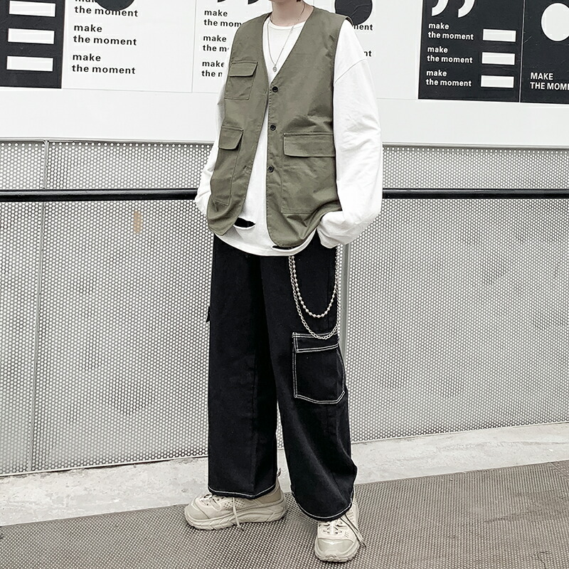 魅了 韓国 ファッション メンズ フィッシュングベスト おしゃれ ベスト フェス 釣り アウトドア ミリタリーベスト ハンティッシュベスト ハンティング ベスト 狩猟 韓流アイドル 春 夏 サマー レト Tire Support Com