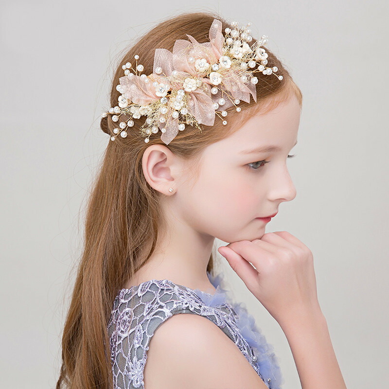 髪飾り ヘアアクセサリー 花 カチューシャ 子供 発表会 子供ドレス 七五三 フラワーガール 小花モチーフ キッズ 女の子 ガールズ フォーマル  子供ヘッドドレス 花びら 花飾り パール付き ピアノ 結婚式 ウエディング 花嫁 入学式 成人式 76％以上節約