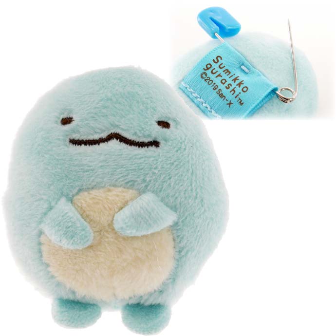 楽天市場 すみっコぐらし トカゲ バッジ付きミニマスコット キャラクターグッズ かわいい目印用バッジ Gbb楽天市場店