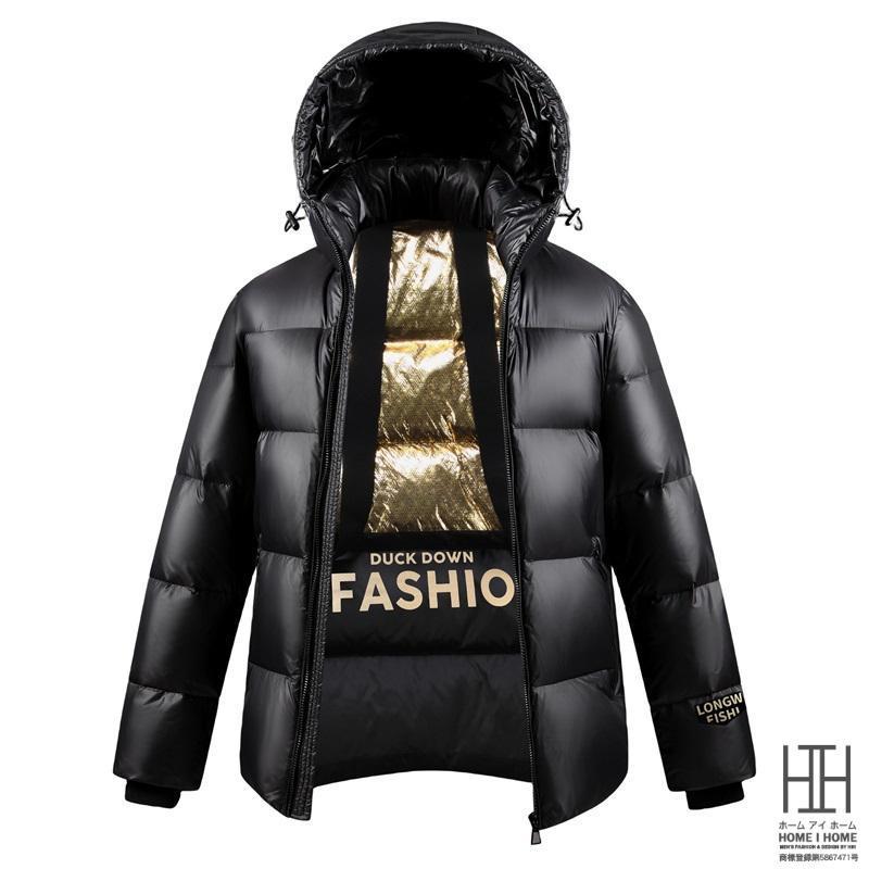 ダウンジャケット メンズ 光沢 暖かい 防寒着 メンズ ダウン アウター メンズ コート メンズ アウター 冬 メンズ大きいサイズ ブランド HOMEIHOME|GBB店