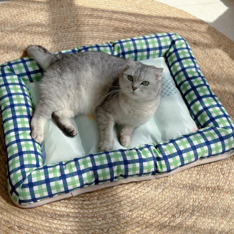 ペットマット ペットベッド 夏用 冬用 ペットソファー マット 犬用ベッド マット ペット用 猫用ベッド 柔らかい 夏対策 夏秋用 暑さ対策 屋内 小型 中型犬 猫