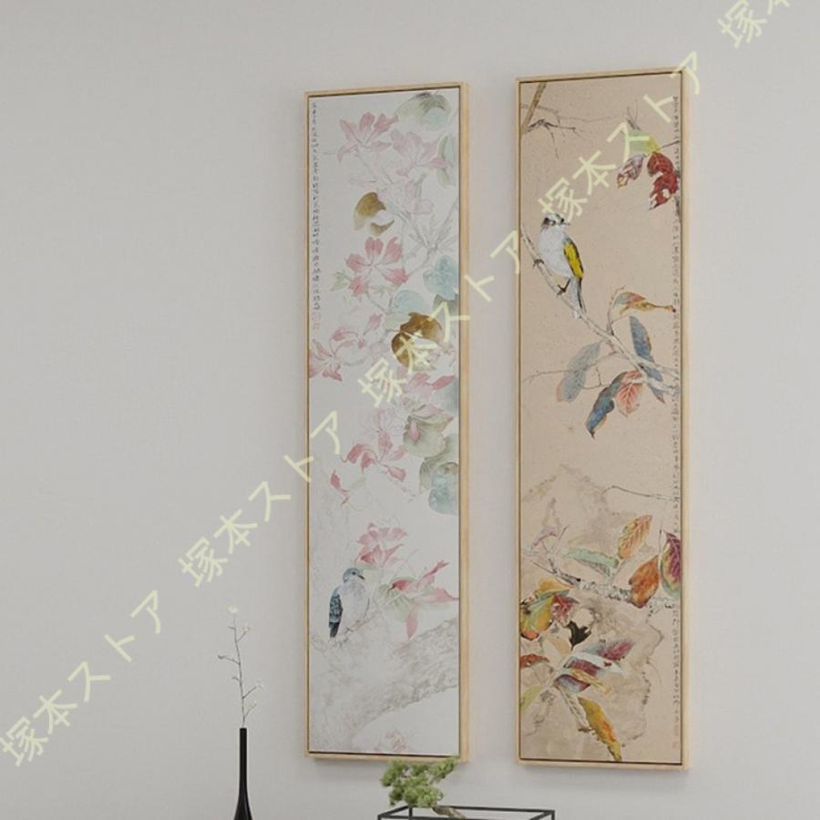 アートパネル リビング アートフレーム 絵画 キャンバス ウォールデコレーション レトロ 壁掛け インテリア 装飾 飾り絵 枝 木 花 鳥 おしゃれ 平面印刷
