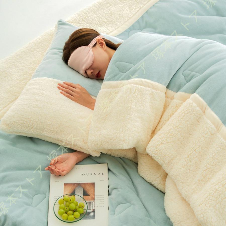 肌掛け布団 掛けふとん 洗える 抗菌 防臭 防ダニ 春夏秋 通年用 クールケット シングル 150*200cm ブルー 掛け布団 シングル 200*230cm 冬 洗える あったか