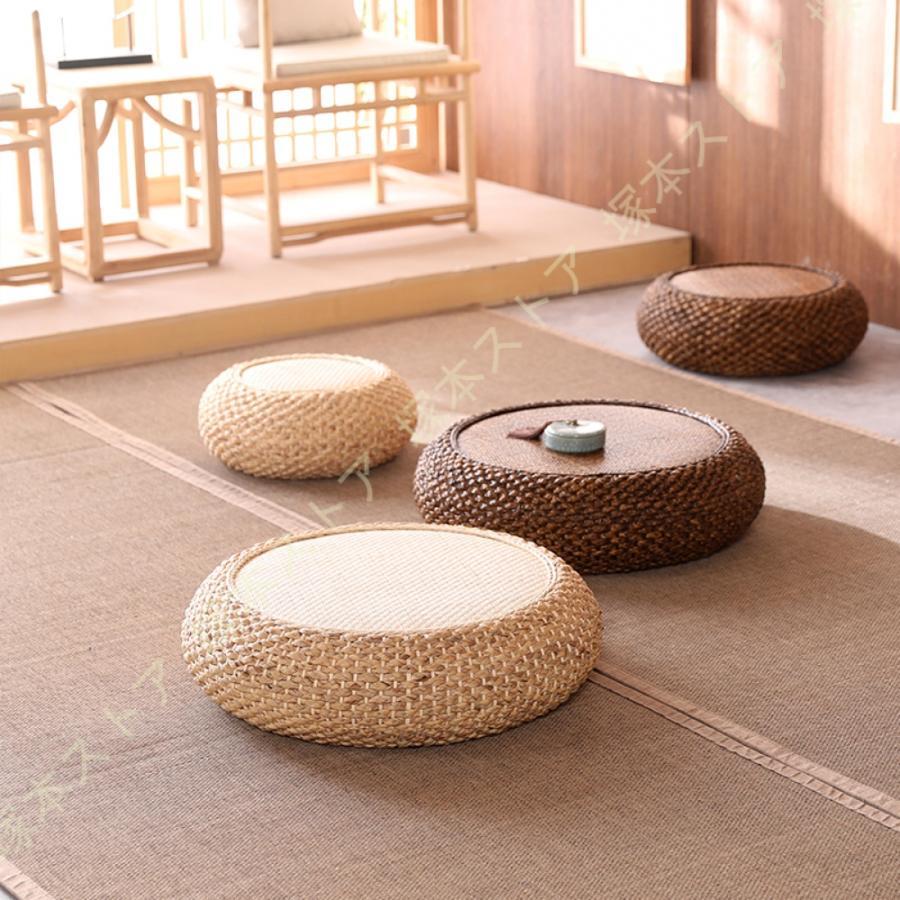 座禅用座布団 天然 クッション 正座椅子 座禅布団 坐禅 座禅 座布団 正座クッション 瞑想 座禅クッション 藤編 坐布 座蒲 座布 坐蒲 座禅専用の座布団
