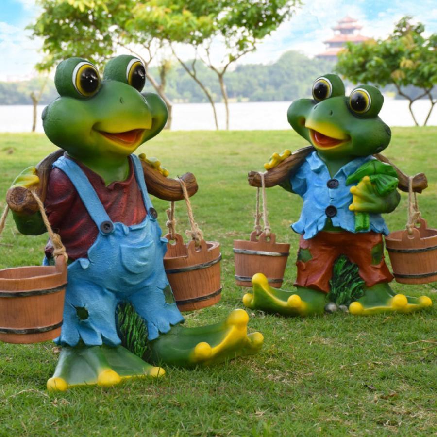蝦飾りつけ ガーデニング飾りつけ 可愛らしい蛙飾りつけ 毛の荒物の飾りつけ ガーデンオーナメント ガーデニング雑貨 今めかしい 屋内室外かざり付ける 脂製 かざり付ける用 差し上げ物