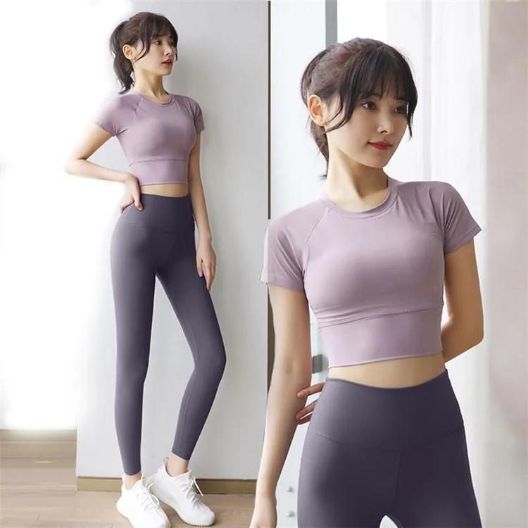 2点セット レディース上下セット　ヨガ服　トレーニング　スポーツウェア　セットアップ　ジム用　カジュアル　おしゃれ　トレンド　着回し